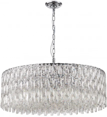 Подвесная люстра хрустальная Favourite Robby 4723-18P (220V, на цепи, круглые)