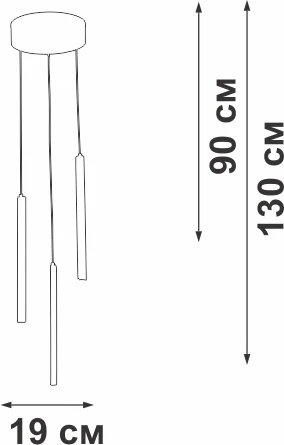 Подвесной светильник светодиодный Vitaluce V3045-1/3S (220V, на проводе)