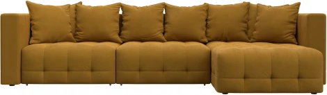 Диван угловой Лига-052 НПБ Лонг угол универсальный Лига Диванов (Велюр) арт.128830