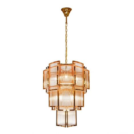 Подвесная люстра каскадная iLamp Tribeca MD0276-11C (220V, на цепи)