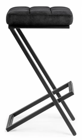 Полубарный стул Woodville Амаури катания блэк / черный матовый 507430