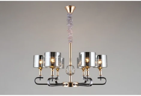 Подвесная люстра Ausonia OML-68703-06 Omnilux (220V, на цепи, круглые)