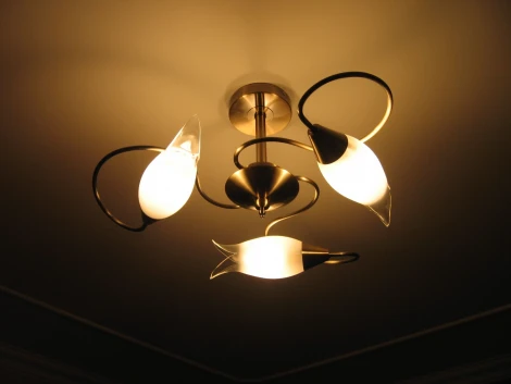 Потолочная люстра N-Light P-504 P-504/3 antique brass