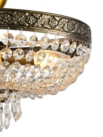 Потолочная люстра Natali Kovaltseva Barocco 81404/4C ANTIQUE