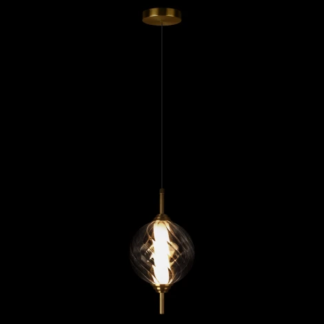 Подвесной светильник Loft It Helix 10421/B Smoke (LED, 220V, на проводе, шар)