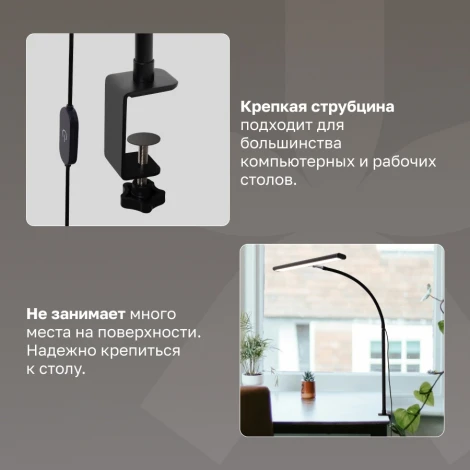 Настольная лампа светодиодная Nuvolt Jegser LTBL-004B