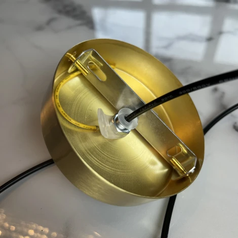 Подвесной светильник Arc Globe Полусфера D30 ImperiumLoft 101295-26 (191839-26) (220V, на проводе)