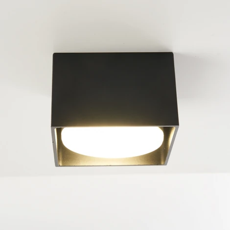 Светильник потолочный накладной Feron HL360 41993 12W, GX53, черный (220V)