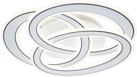 Потолочная люстра с таймером Escada Quant 10243/3 LED*140W White 10243/3LED (220V, пульт управления)