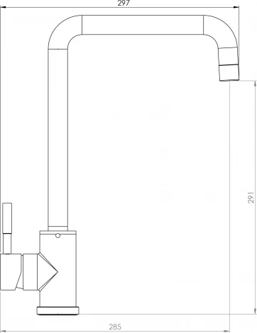 Смеситель Damixa Merkur 710720000 для кухонной мойки