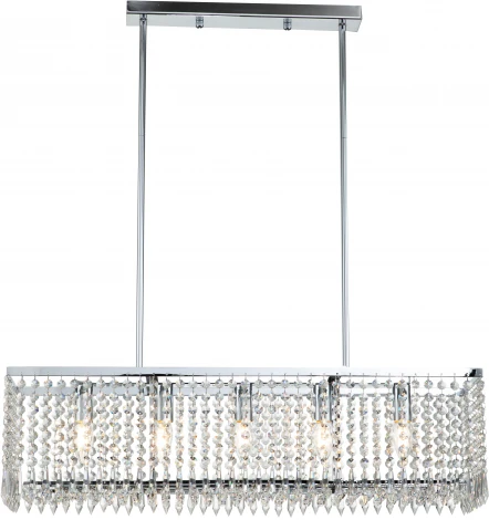 Люстра потолочная на штанге Sfarzo V000280 (12005/5RL Chrome) (220V)