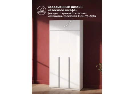 Шкаф Даиго с антресолью 120 СВ-Мебель Стеклянников Woodville 676149