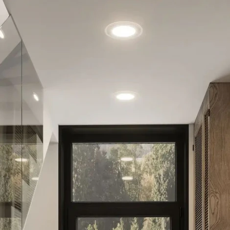 Точечный встраиваемый светильник Gauss Glass 947111218 (LED, 220V, круглые)