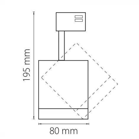 Трековый светильник Lightstar Canno 301274 (LED, 220V)