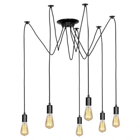 Подвесная люстра Lussole Lgo Shirley GRLSP-8172 (220V, на проводе, паук, IP21)