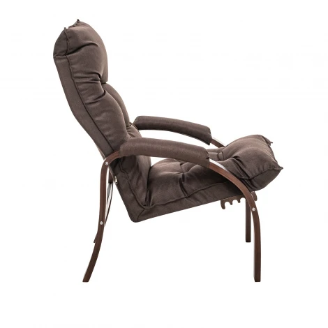 Кресло-трансформер Leset Левада (Фанера,Березовый шпон,Металл,Рогожка/Орех) арт.2500000117176