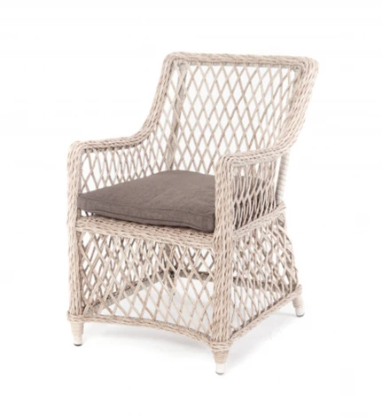 Плетеное кресло из искусственного ротанга, цвет бежевый 4SIS Латте YH-C1619W-2 beige