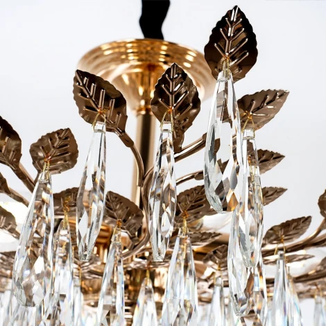 Подвесная люстра хрустальная Modelux MODELUX ML.6747.6 GD