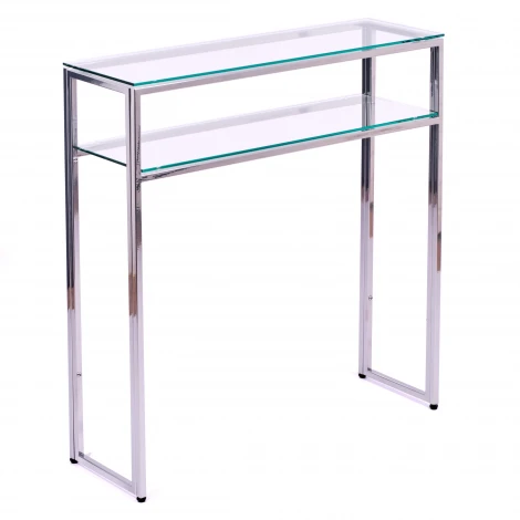 Консольный стол AllConsoles 1044-CS clear серебряный