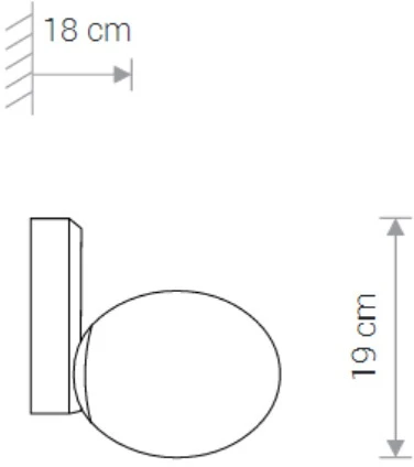 Настенный светильник Nowodvorski Ice Egg C Black 8132 (220V, шар, IP44)
