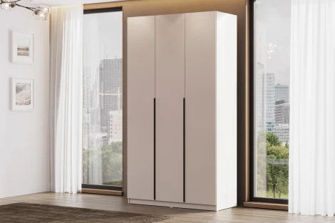 Шкаф распашной Арника (5 полок + штанга) ШК 5 (1200), Меланж