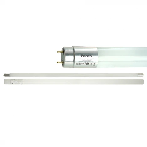 Лампа светодиодная T8 линейная двухцокольная 48W 175-265V G13 6400К Feron LB-216 51083