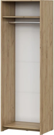 Шкаф Woodville Taika дуб золотой / камень темный 512927