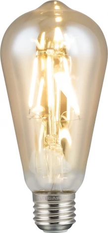 Лампочка светодиодная E27 6 Вт 620 lm 2800K теплое желтое свечение Voltega Loft LED 5526