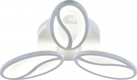 Люстра потолочная светодиодная Grain 10222/3 LED*65W White