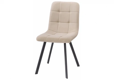 Обеденный стул на металлокаркасе Woodville Bruk beige 11929