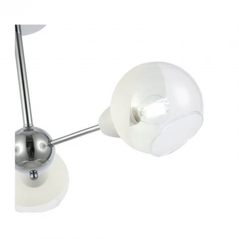 Потолочная люстра на штанге Evoluce Giorte SLE102702-03 (220V, шарики, молекулы)