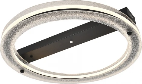 Потолочный светодиодный светильник круглый Escada Ambience 10303/1LED 95W Black (регулировка яркости, 220V, пульт управления, круглые)