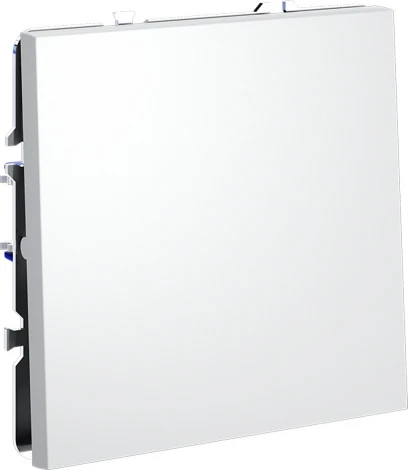 Проходной переключатель одноклавишный (белый матовый) Voltum S70 VLS010302