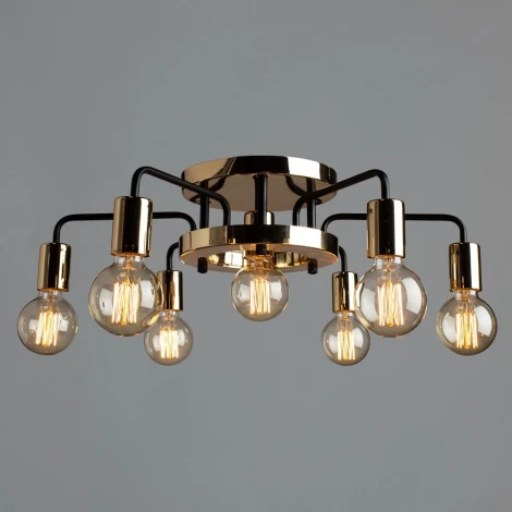 Потолочная люстра Arte Lamp Gelo A6001PL-7BK