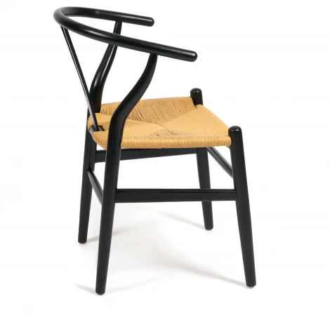 Обеденный стул Tetchair WISHBONE (Вяз/Черный) 13904