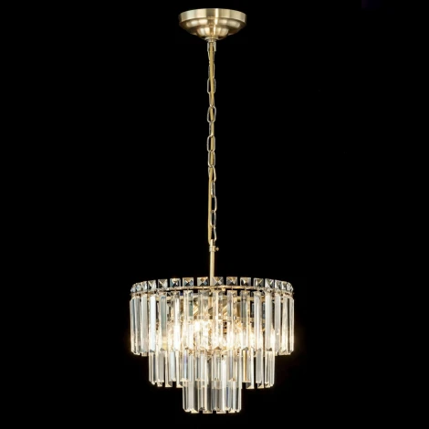 Подвесная люстра Citilux Фонда CL303163 (220V, хрусталь, на цепи)