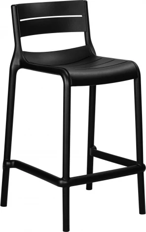 Стул полубарный DOBRIN NESSA (черный (B-03))