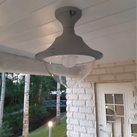 Потолочный светильник уличный Fumagalli Vivi V50.115.000.LXH27 (220V, круглые, IP65)