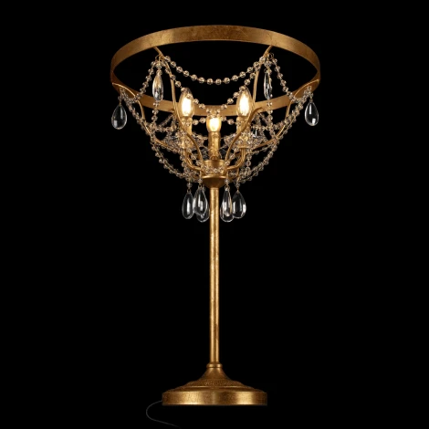 Настольная лампа со стеклянными подвесками в форме подсвечника Loft It Foil 10430T