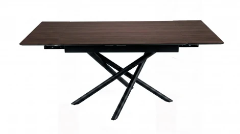 Стол DikLine BX110 Итальянский орех Вармия/опоры черные (2уп.) 00-00087089