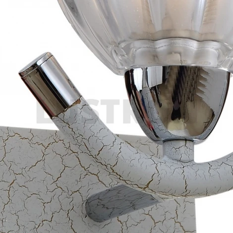 Бра N-Light 407 407-01-11CWCBB chrome + white crack
