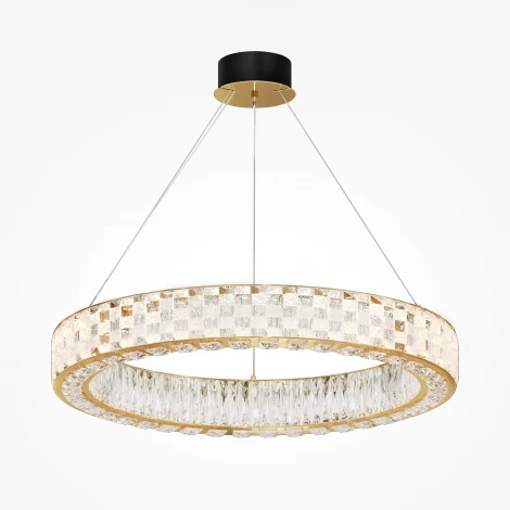Подвесной светильник Maytoni Castello MOD336PL-L170G3K (LED, 220V, хрусталь, на тросе, круглые)
