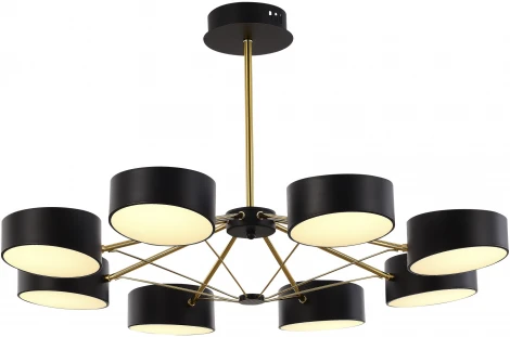 Потолочная люстра на штанге Valle SLE6005-402-08 Evoluce (LED, 220V, пульт управления)