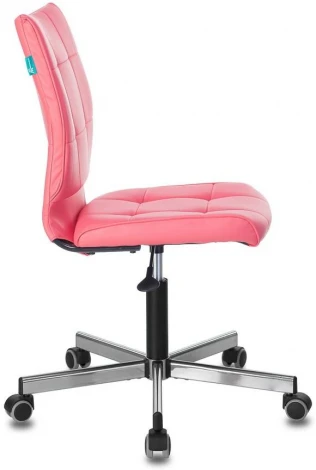Кресло Бюрократ CH-330M/PINK без подлокотников розовый Lincoln 205 искусственная кожа крестовина металл Stool Group арт.УТ000002987