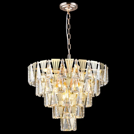 Подвесная люстра Natali Kovaltseva Amanda Ii 81441/12C GOLD