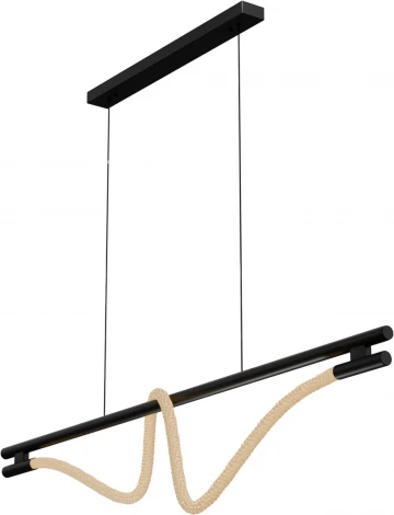 Подвесной светильник с гибким неоном Lightera Tura LE103L-160B Wi-Fi (LED, 220V, управление смартфоном, голосовое управление, умный дом - Алиса, Tuya Smart, Маруся, Smart Life, Экосистема Сбер, на тросе)