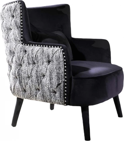Кресло IST-CASA Барон NH1849, 82х82х90, черный