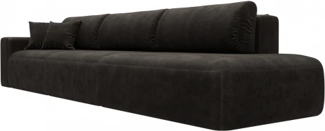 Диван прямой Лига-036 НПБ Модерн Лонг подлокотник слева Лига Диванов (Велюр) арт.127688L