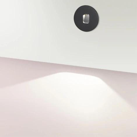 Подсветка для лестниц Odeon Light Vitty 6651/1WL NATURE черный/металл IP65 LED 1W 4000K AC85-265V (220V)