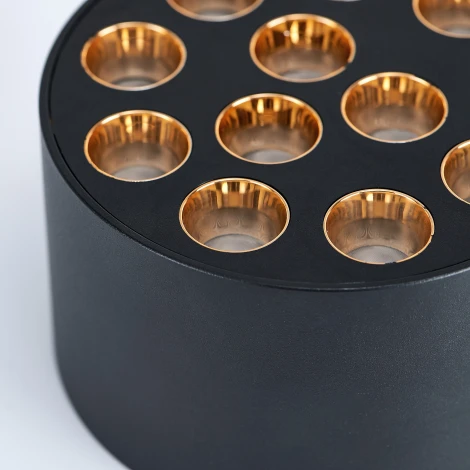 Светильник потолочный Lightstar Guarda 080942 9W 750LM 4000K черный/золото